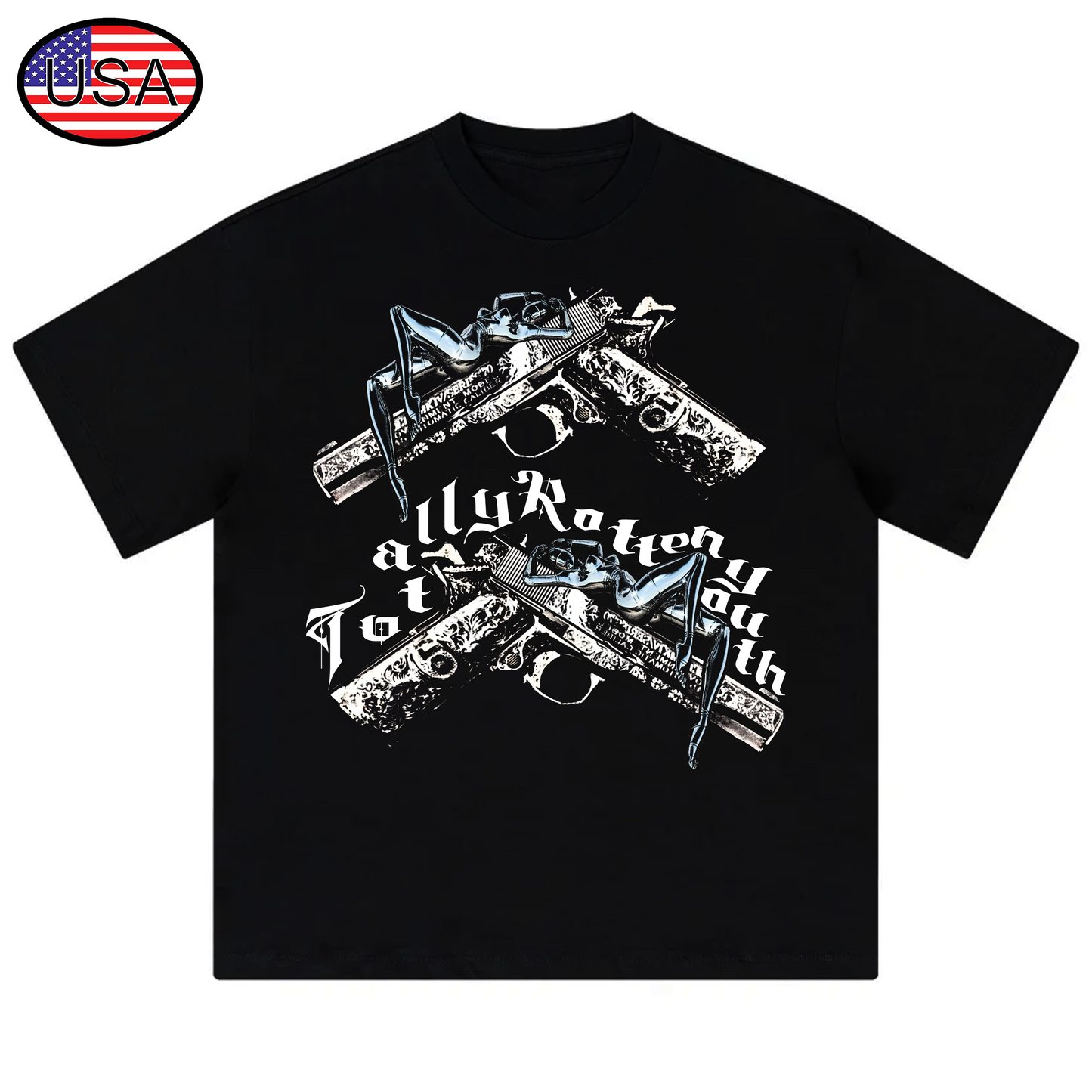 Chrome To Ya Dome Tee ( Black )