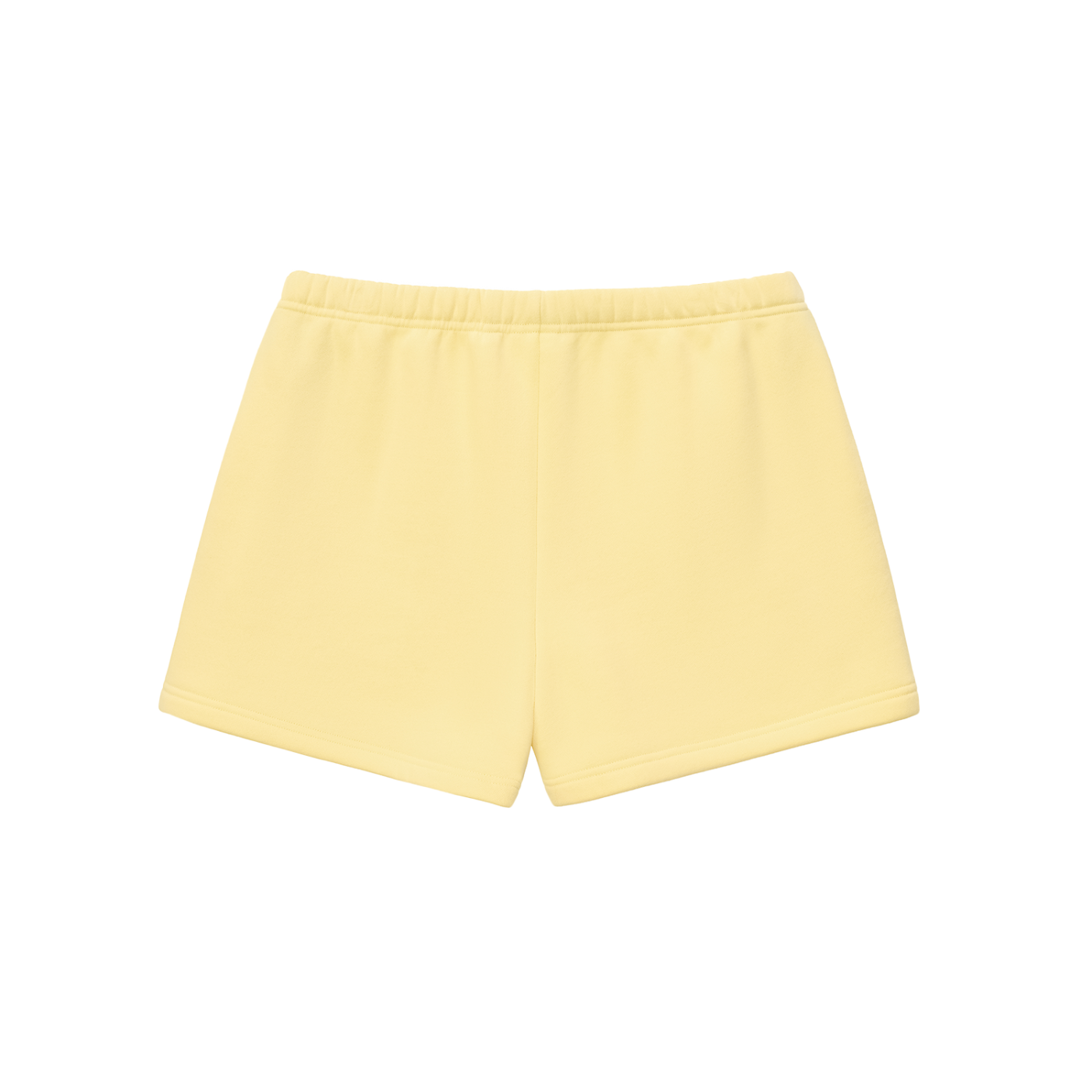 Women's Abstract Logo Shorts ( Yellow )