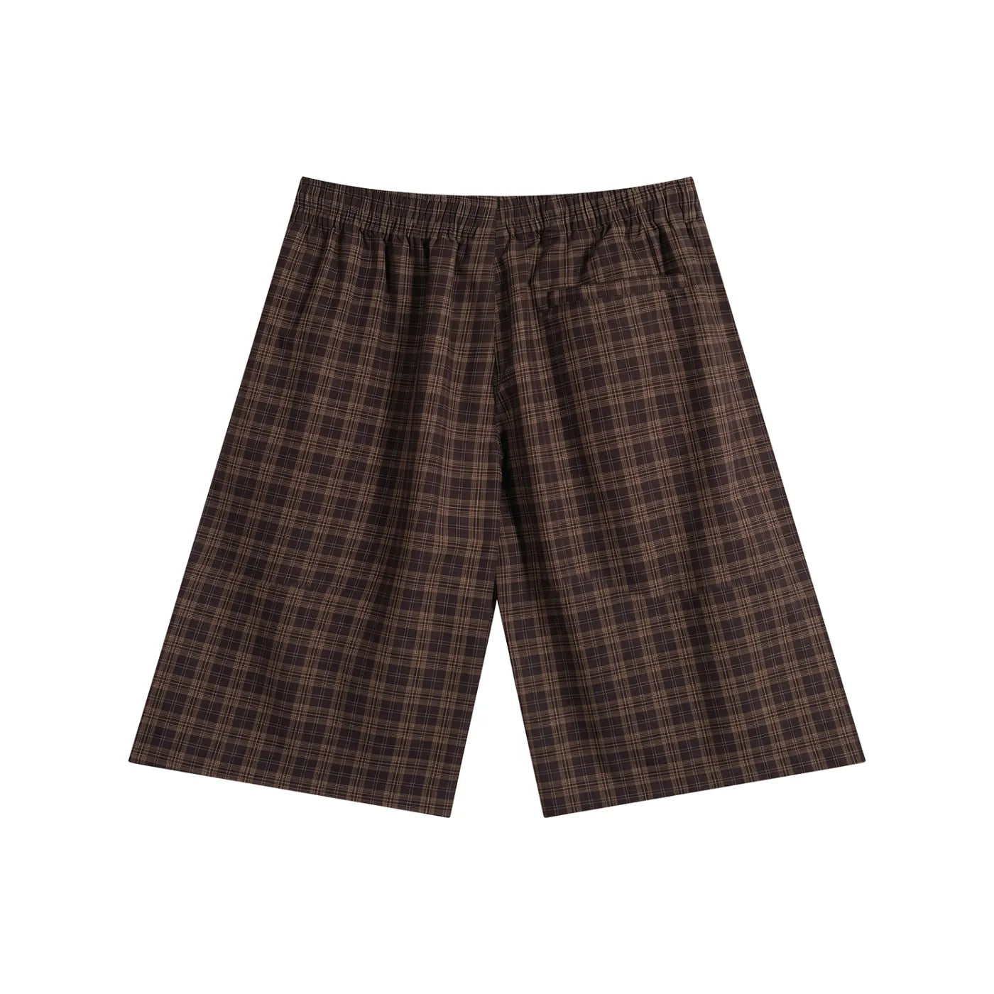 Widow Plaid Shorts ( Coffee )