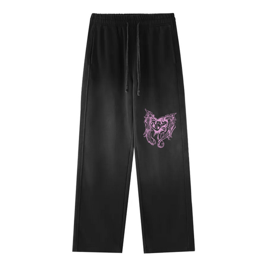Sunfade Sweet Heart Sweatpants ( Black )