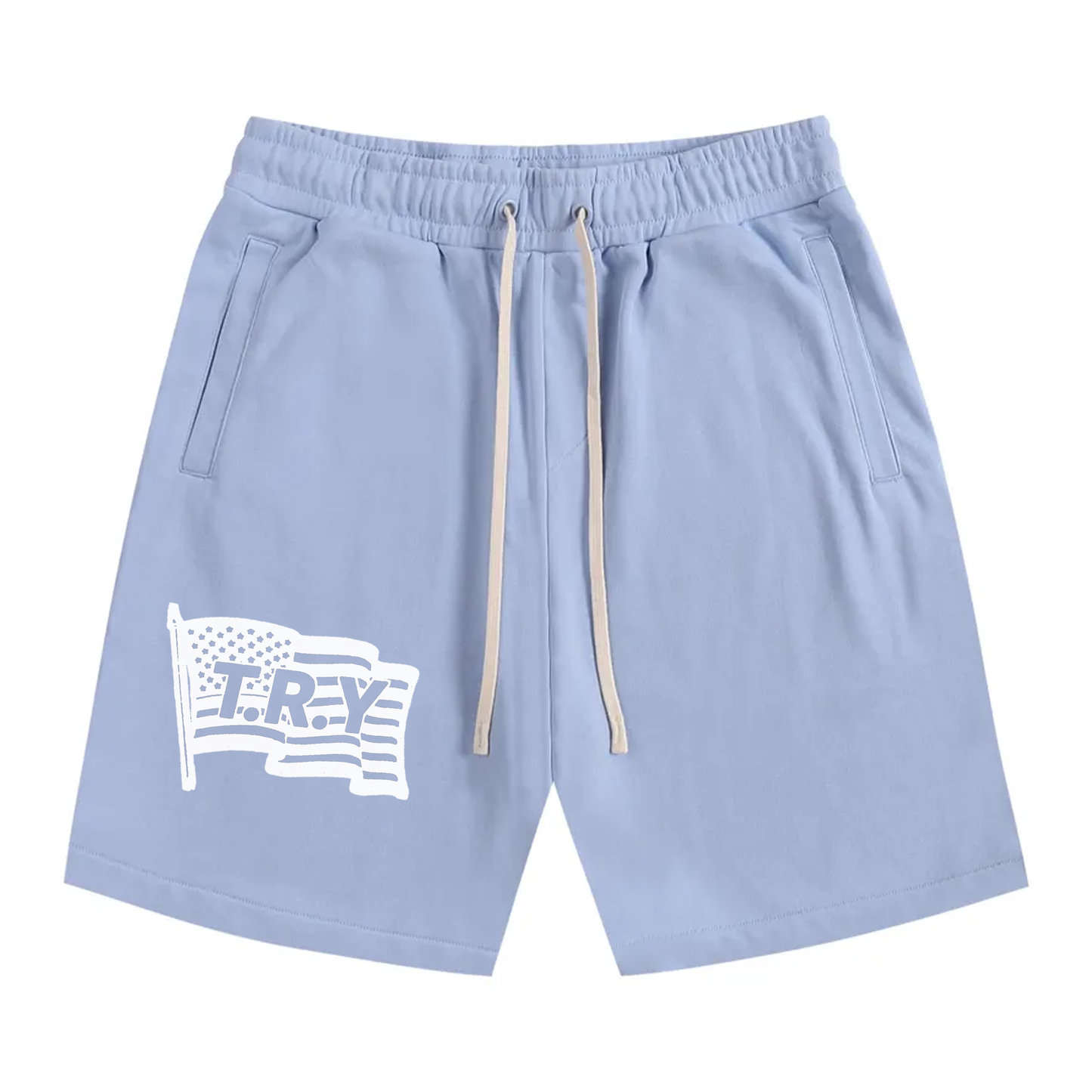 ANTI-FLAG Cotton Shorts ( Blue )