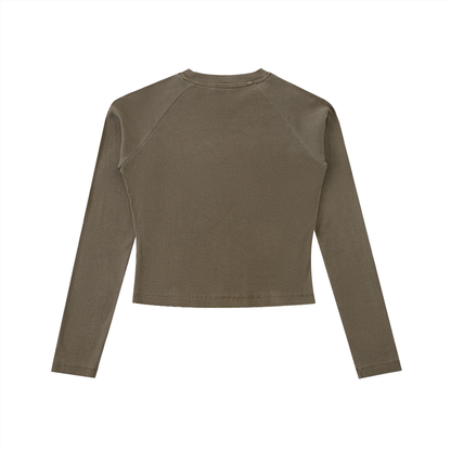 Save A Horse Women's Raglan Long-Sleeve ( Coffee )