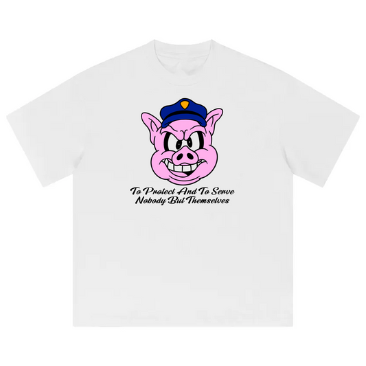 Protect & Serve? Tee ( White )
