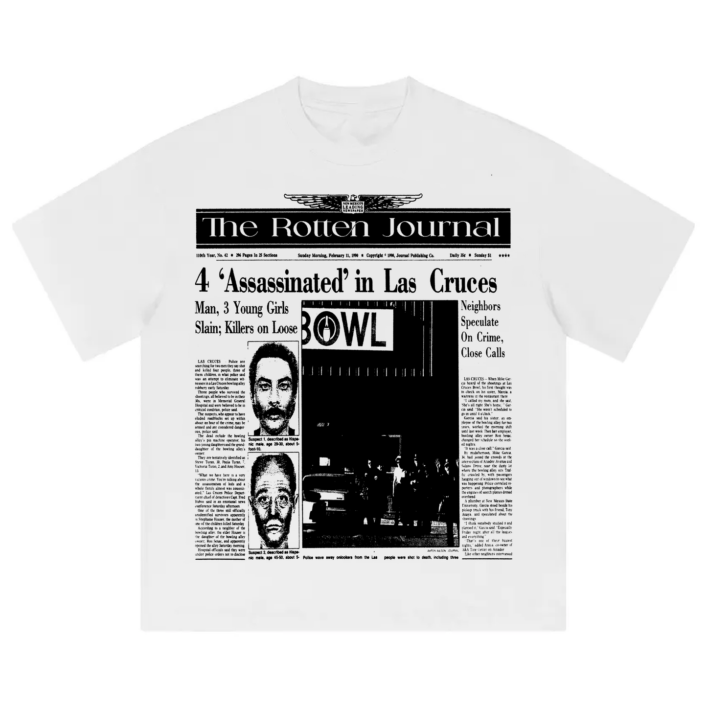 Las Cruces Bowl Tee ( White )