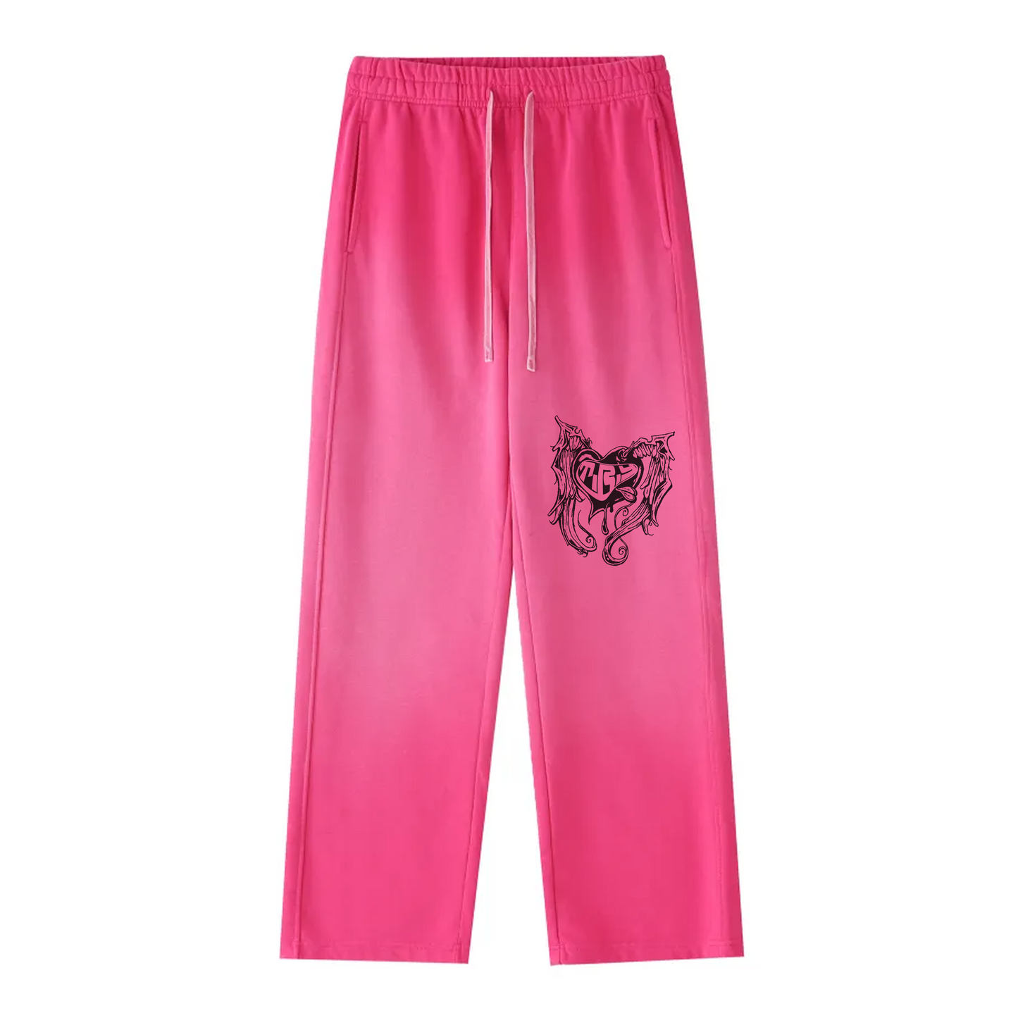 Sunfade Sweet Heart Sweatpants ( Pink )