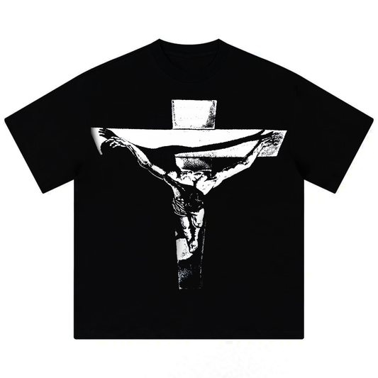 Christ Our Savior Tee ( Black )