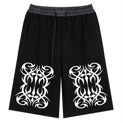 Plaid Waistband Sag Shorts ( OG )