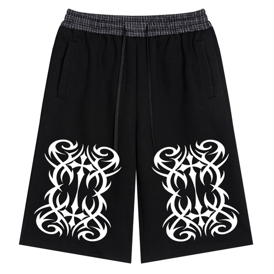 Plaid Waistband Sag Shorts ( OG )