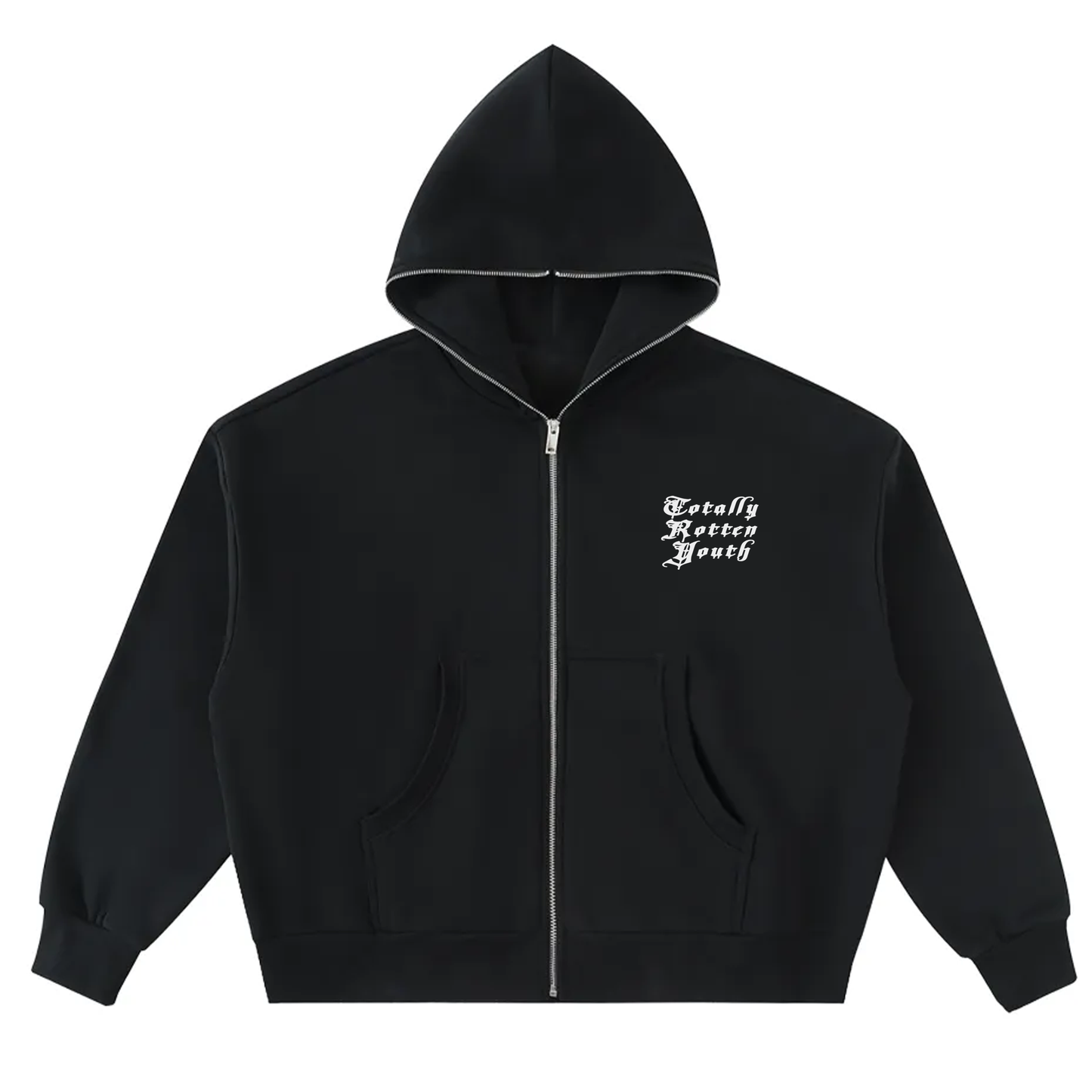 Scripture Full Zip Hoodie ( Black )