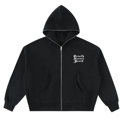 Scripture Full Zip Hoodie ( Black )