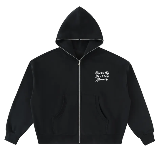 Scripture Full Zip Hoodie ( Black )