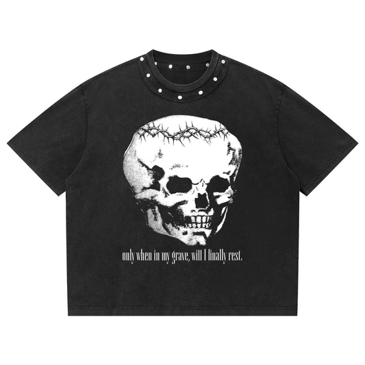 In My Grave Studded Tee ( Reaper )