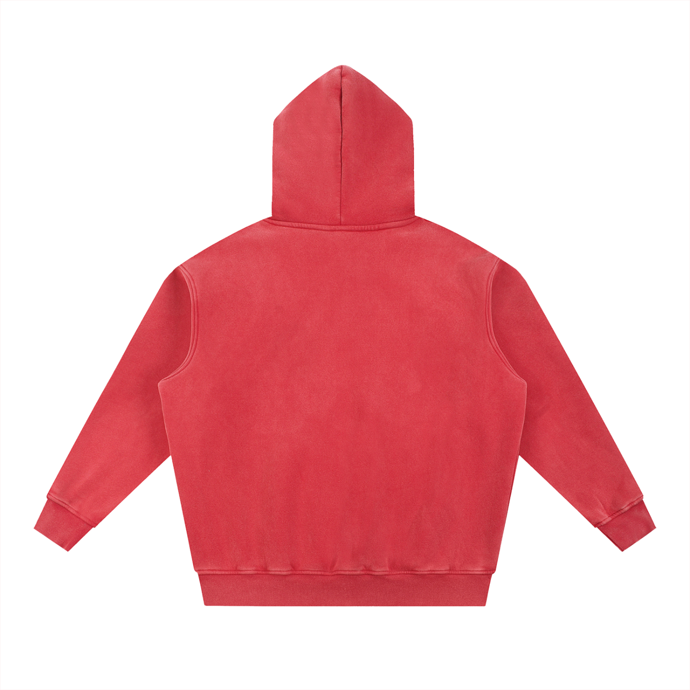Snow Washed Kiss Hoodie ( Red )