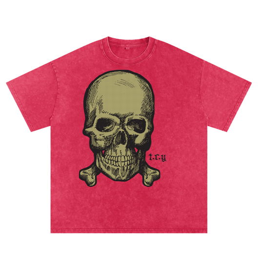 Snow Washed Calavera Tee ( Sangre )
