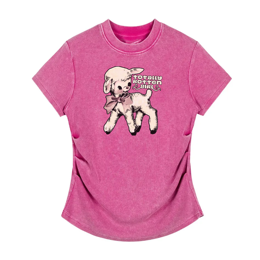 Totally Rotten Girl Tee ( Blossom )