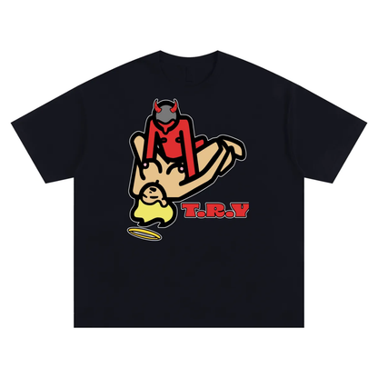 Blasphemous Lovers Tee ( Black )